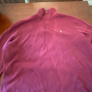 Ralph Lauren Quarter Zip (maroon)